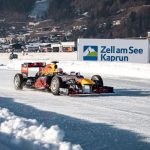 GPIce_Race_ZellamSee_RedBull A "Redbull" sports car in the snow.
